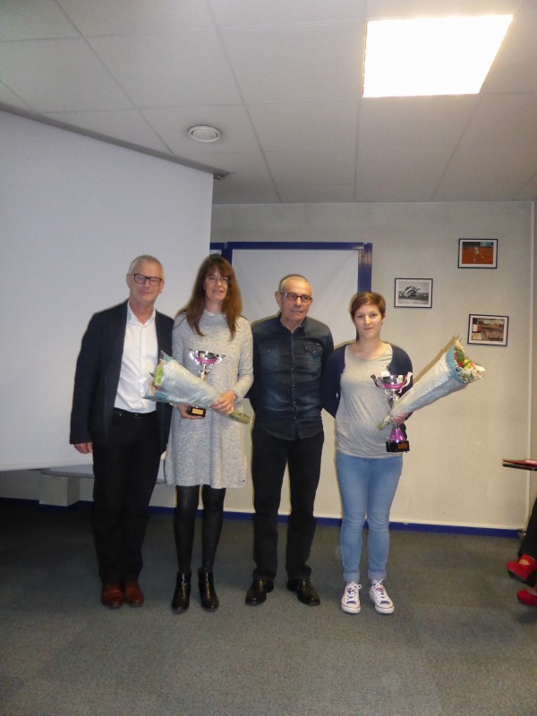 Le podium de la Vague Rose 2016
