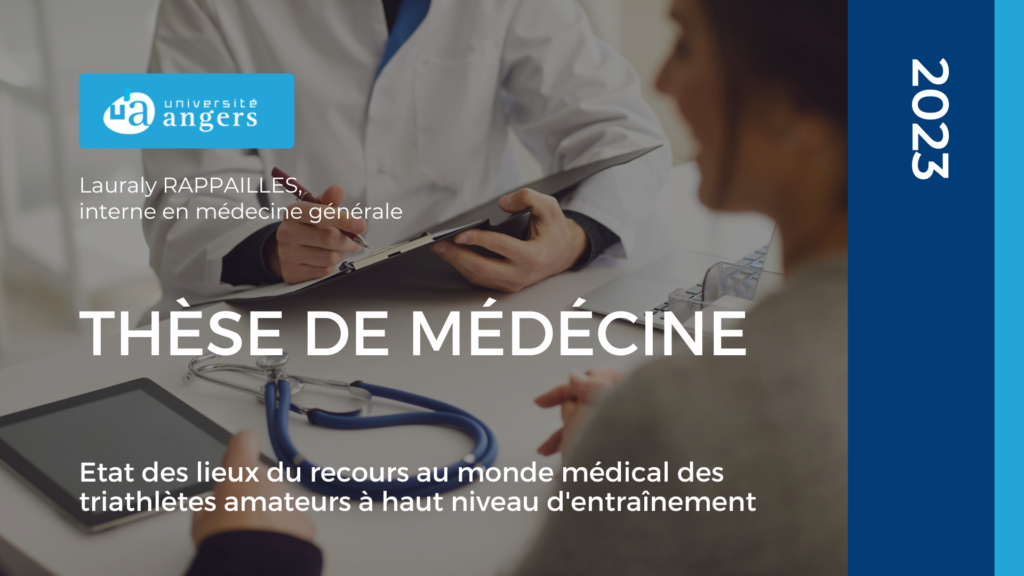 Visuel présentation du sujet de thèse de médecine.